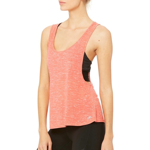 ALO Yoga Tops - NWT Alo Yoga Marina Tank Guava Marble Pink Small